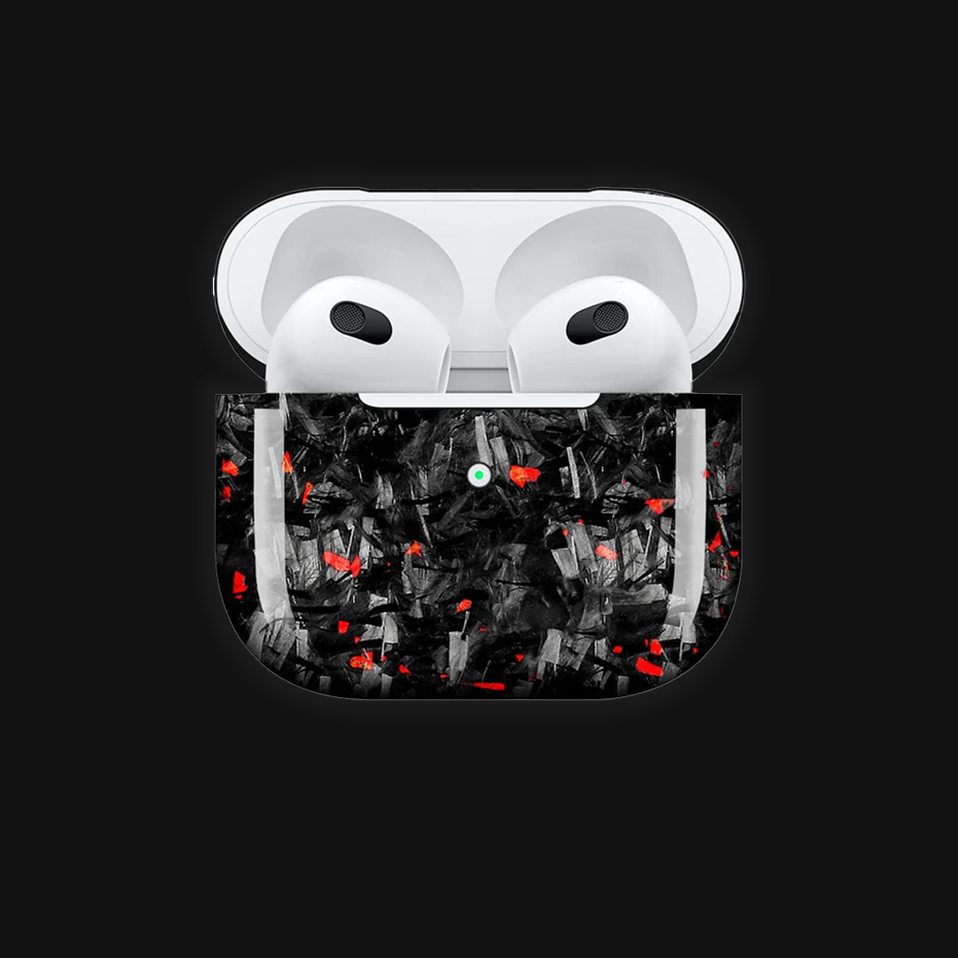 Airpods ForgedCover™ - Forged Chunk Carbon Case